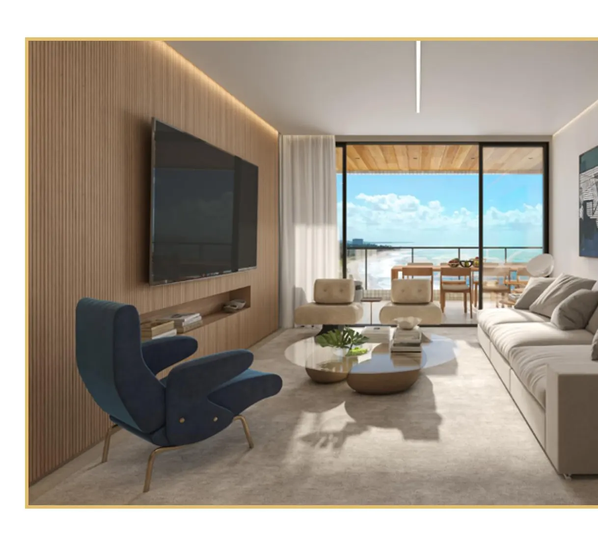 Living do apartamento